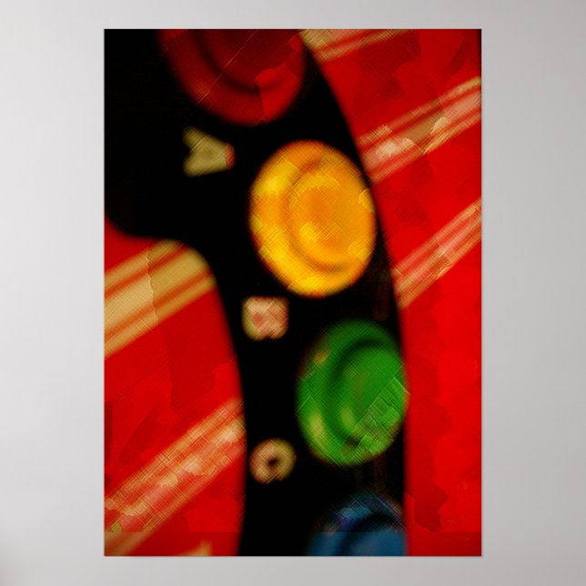 Affiche Addict de jeux (Devant)