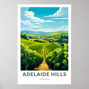 Affiche Adéaide Hills Australie Imprimer