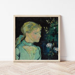 Affiche Adeline Ravoux | Vincent van Gogh<br><div class="desc">Adeline Ravoux (1890) de Vincent van Gogh est un poignant portrait d'une jeune fille, Adeline Ravoux, qui était la fille de l'aubergiste où Van Gogh séjourna à Auvers-sur-Oise. Le tableau présente le sujet avec une expression réfléchie, ses cheveux auburn soigneusement stylisés, et sa figure soulignée dans des coups de pinceau...</div>
