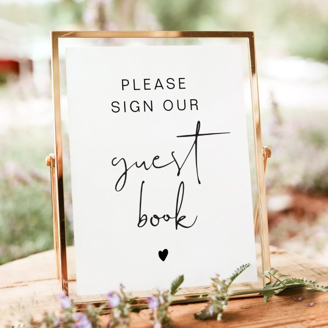 Affiche ADELLA Moderne Minimaliste Dîners Menu (Créateur téléchargé)