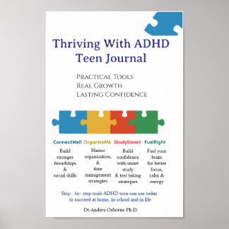 Affiche ADHD  2] Use this one ***FRONT COVER  TEEN JOURNAL