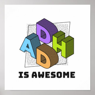 Affiche ADHD est génial