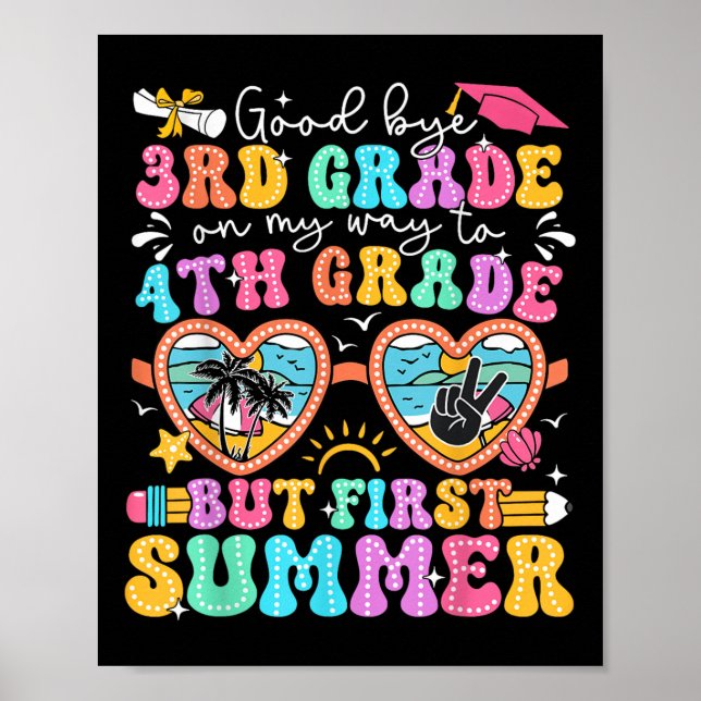 Affiche Adieu 3e grade à 4e année, mais premier (Devant)