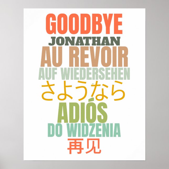 Affiche Adieu Adieu (Devant)