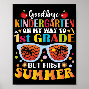 Affiche Adieu maternelle À 1ère Année Mais Premier Été