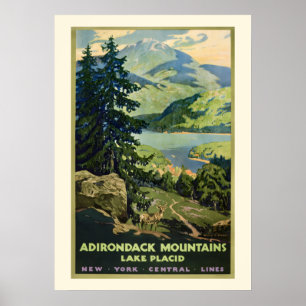 Affiche Adirondack Mtns 20x28