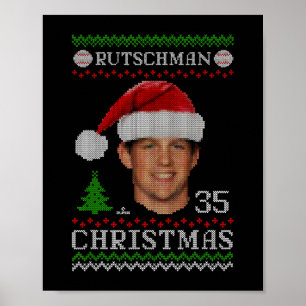 Affiche adley rutschman baltimore sueur de noël de basebal