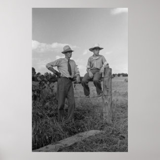 Affiche Administration de la sécurité vintage