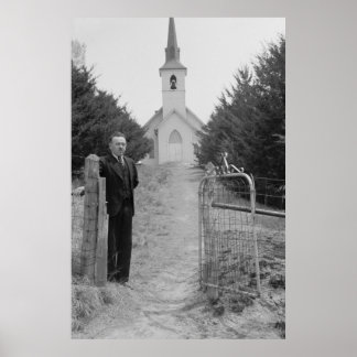 Affiche Administration de la sécurité vintage