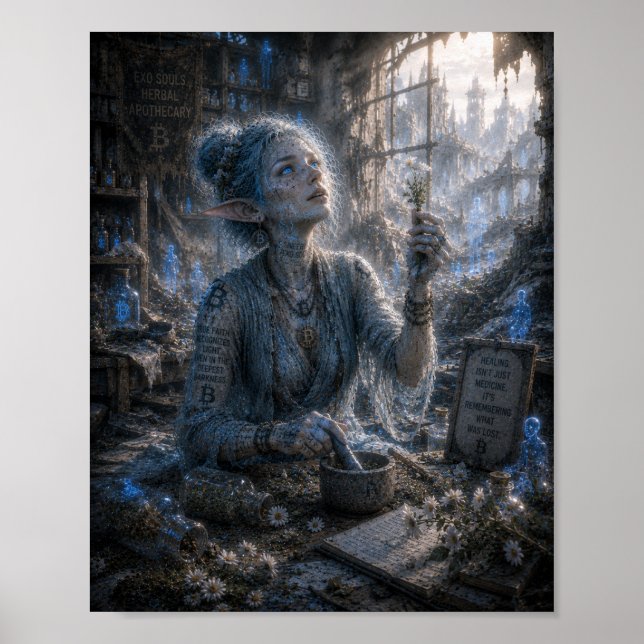 Affiche Admiration Sincère / Guérisseur Herboriste / Pharm (Devant)