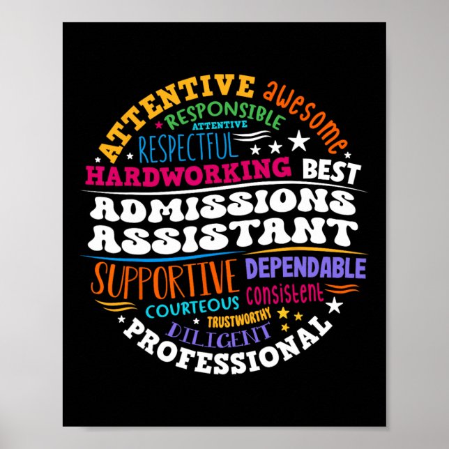 Affiche Admissions Istant Squad Life Remerciement Enseigna (Devant)
