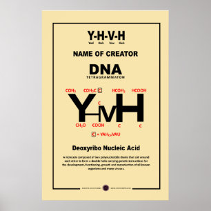 AFFICHE ADN-YHVH