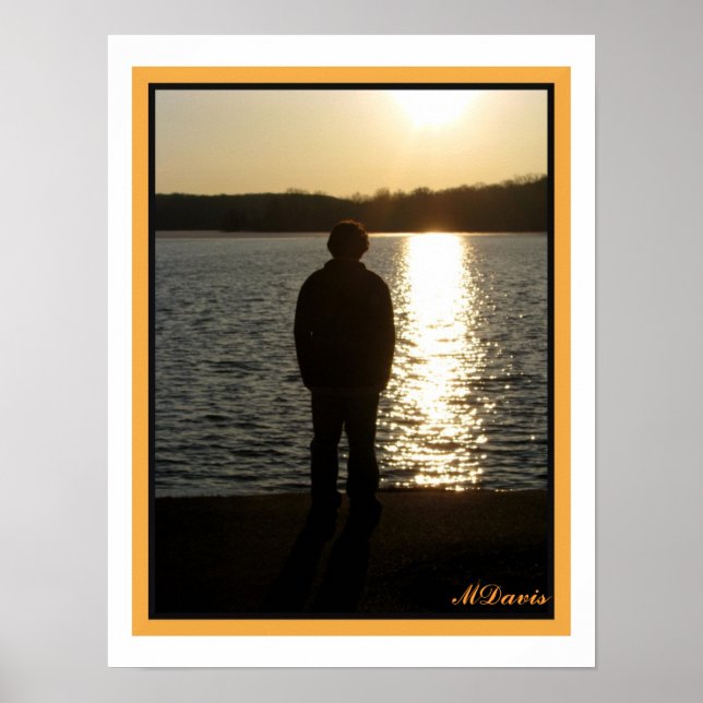 Affiche Ado dans Sunset Fine Art Photographie (Devant)