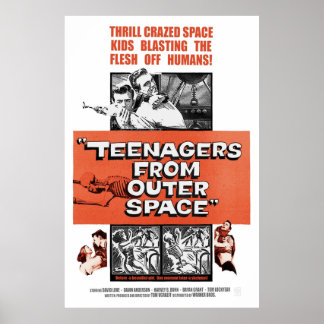 Affiche Adolescents De L'Espace