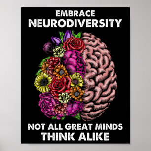 Affiche Adopter la Neurodiversité Sensibilisation à l'Auti