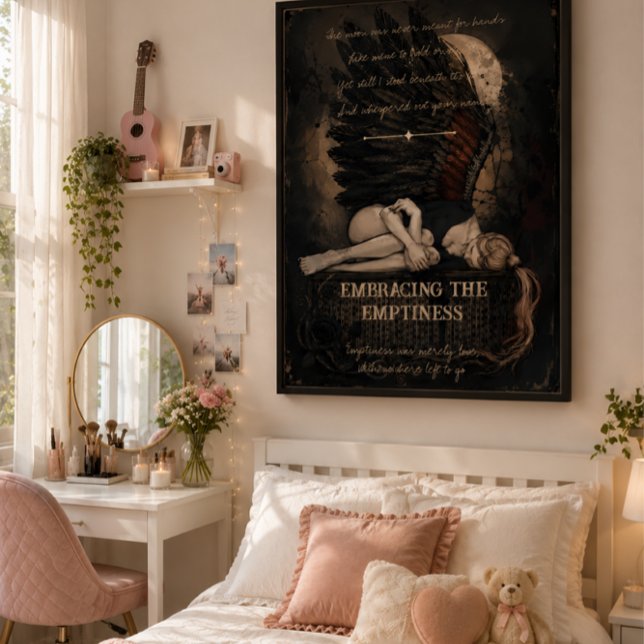 Affiche Adopter le vide Dark Romantic Gothic   (Créateur téléchargé)