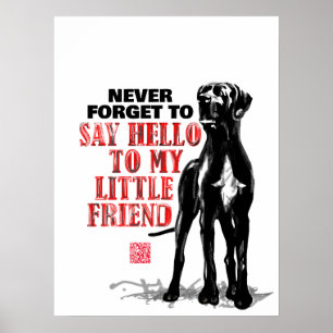 Affiche Adopter un Grand Danois