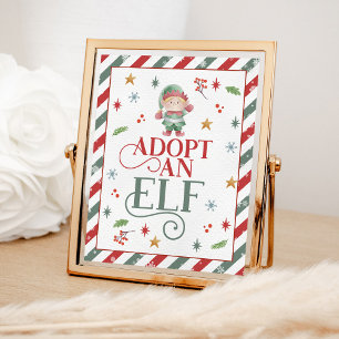 Affiche Adopter une fête de Noël des elfes
