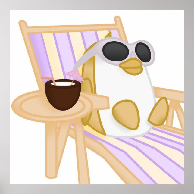 Affiche Adoptez-moi Pingouin d'or (Devant)