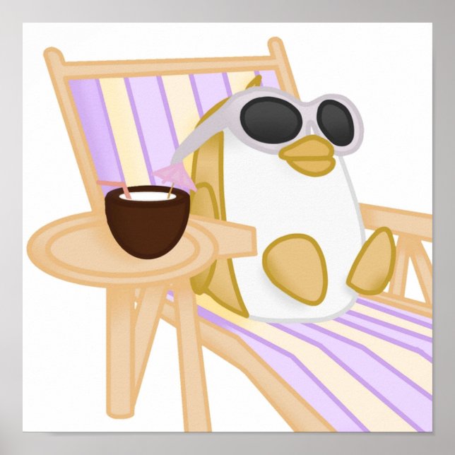 Affiche Adoptez-moi Pingouin d'or (Devant)