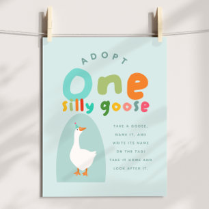 Affiche Adoptez une fête d'anniversaire de la ferme des ga