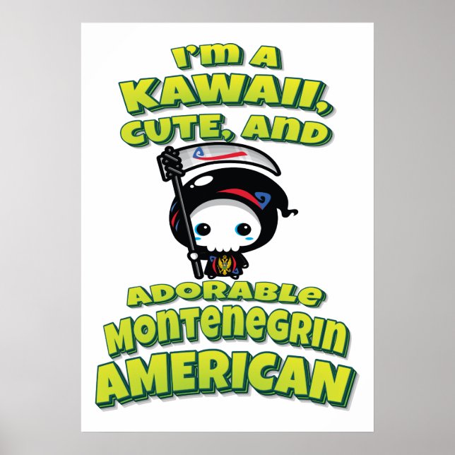 Affiche Adorable Moissonneuse Américaine Monténégrin Grim (Devant)