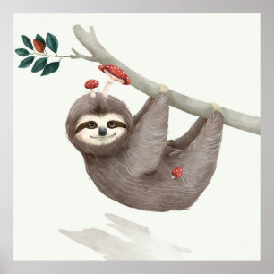 Affiche Adorable Sloth