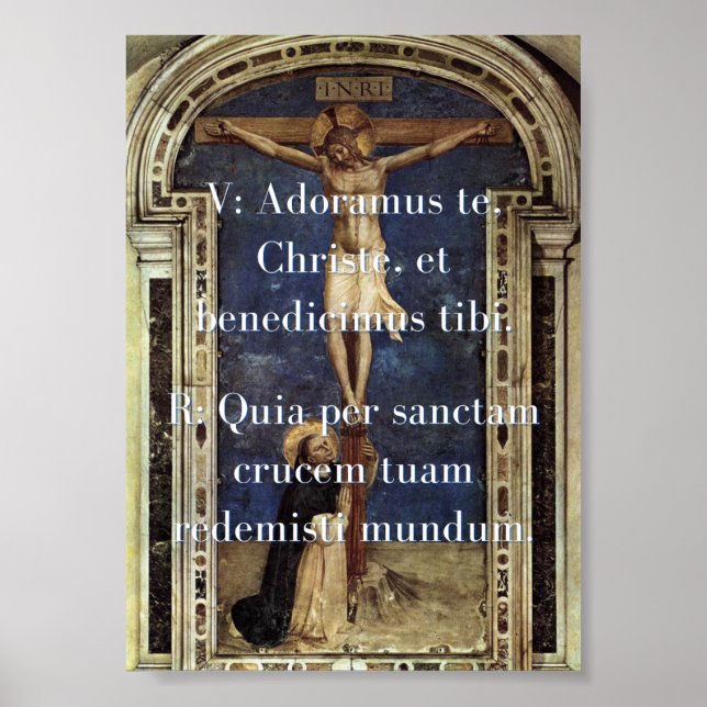 Affiche Adoramus te Print (Devant)