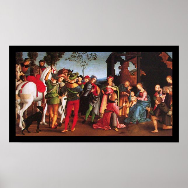 AFFICHE ADORATION DE LA MAGI (Devant)