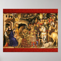 ADORATION DE MAGI Gentile Da Fabriano, Noël