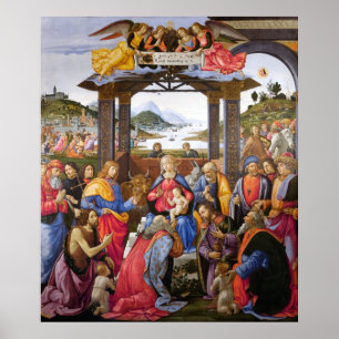 Affiche Adoration des Mages - Domenico Ghirlandaio