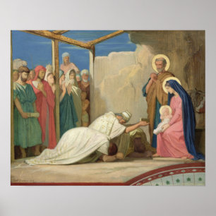 Affiche Adoration des Magi, 1857