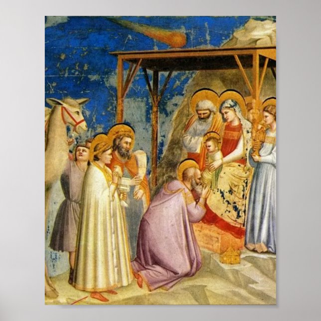 Affiche Adoration Du Giotto Magi 1305 (Devant)