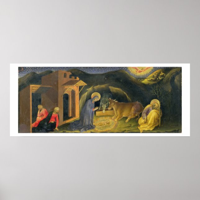 Affiche Adoration du Retable Magi; prédel à gauche (Devant)