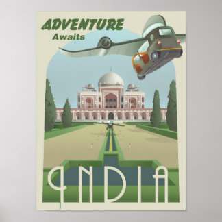 Affiche Adventure Attend en Inde