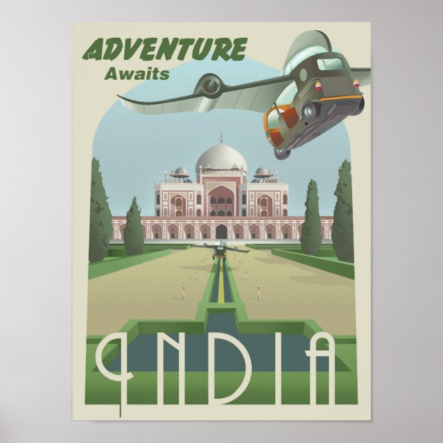 Affiche Adventure Attend en Inde (Devant)