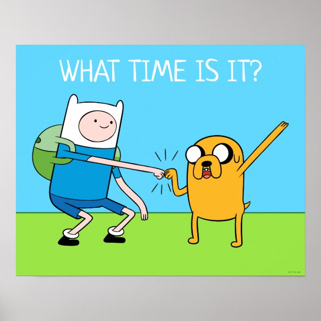 Affiche Adventure | Finn & Jake Fist Bump (Devant)