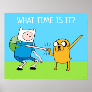 Affiche Adventure Time   Finn & Jake Fist Bump