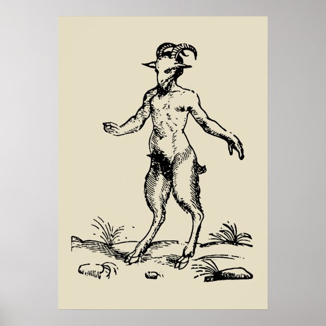 Affiche Aegopithecus, Pan, Diable (Devant)