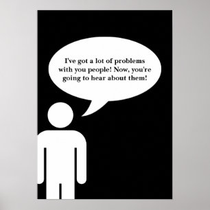 Affiche aération de citation de festivus de réclamations