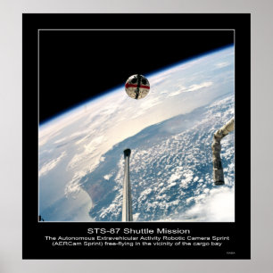 Affiche AERCam Sprint vol libre dans la v...