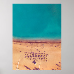 AFFICHE AERIAL PHOTO OF SEASHORE