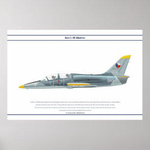 Affiche Aero L-39 République tchèque 1