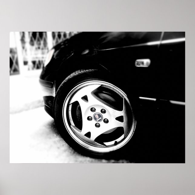 Affiche Aero wheel - Saab 9-5 (Devant)