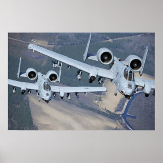Affiche Aéronef A-10 Thunderbolt II