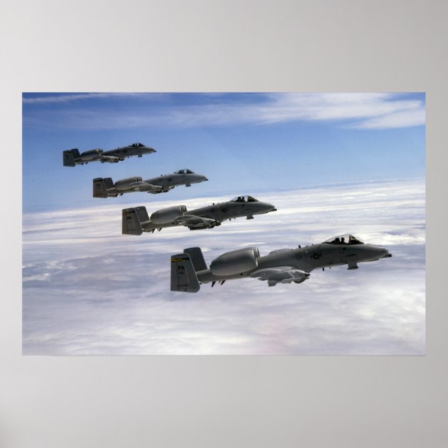 Affiche Aéronef A-10 Thunderbolt II (Devant)