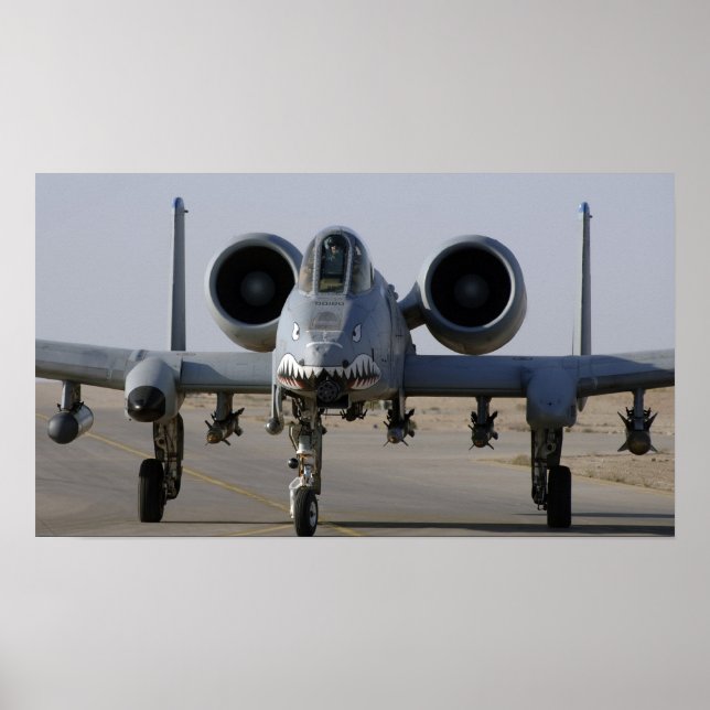 Affiche Aéronef A-10 Thunderbolt II (Devant)