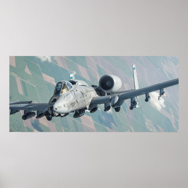 Affiche Aéronef A-10 Thunderbolt II (Devant)