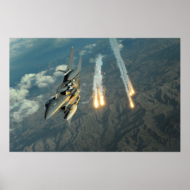Affiche Aéronef F-15E Strike Eagle (Devant)