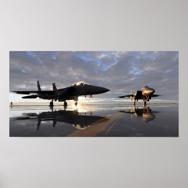 Affiche Aéronef F-15E Strike Eagle (Devant)